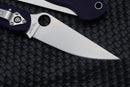 Spyderco Knives Military Dark Blue G-10 & CPM-S110V C36GPDBL