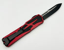 Heretic Knives Colossus Single Edge Two Tone Black Magnacut & Red Handle H039-10A-RED