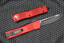 Microtech Combat Troodon Tanto T/E Black Standard & Red 144-1RD