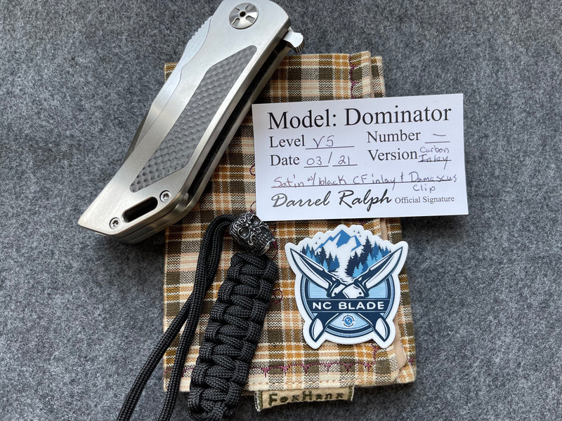 Darrel Ralph DDR V5 Dominator XI Satin Carbon Fiber MokuTi