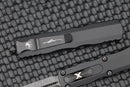 Microtech Dirac Black & Damascus Double Edge Signature Series 225-16S