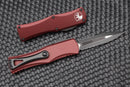 Microtech Hera Double Edge Black Partial Serrated & Merlot 702-2MR