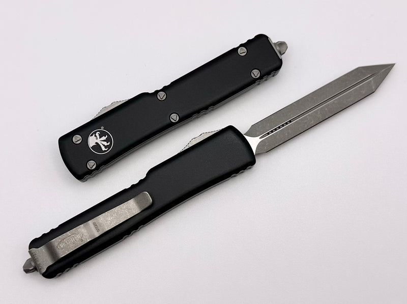 Microtech UTX-70 Spartan Apocalyptic Standard & Black 249-10AP