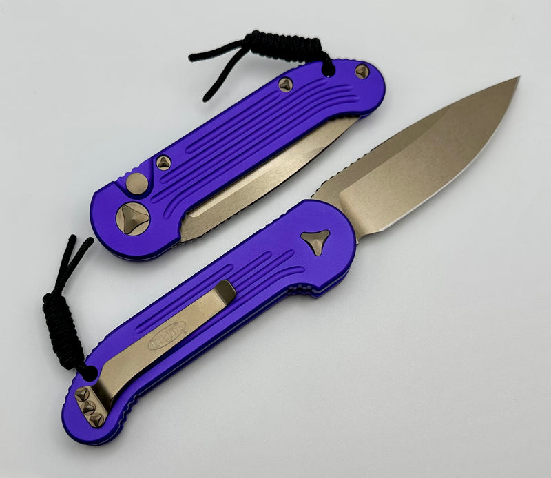 Microtech LUDT Purple & Bronze Standard 135-13PU