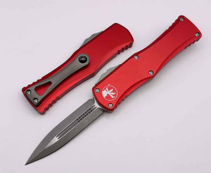 Microtech Hera Double Edge Apocalyptic Standard & Red 702-10APRD