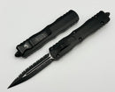 Microtech Dirac Black Standard & D/E Fully Serrated 225-3T