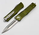 Microtech Combat Troodon OD Green w/ Double Edge Stonewash Full Serrated 142-12OD