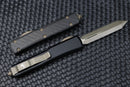 Microtech Ultratech Spartan w/ Bronzed Apocalyptic & Carbon Fiber Top 223-13APCFS