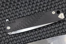 Medford M-48 Black Aluminum Handle & S35VN Tumbled Blade
