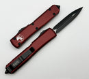 Microtech Ultratech Double Edge Black Standard & Merlot 122-1MR
