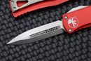 Microtech Hera Double Edge Stonewash Standard & Red 702-10RD