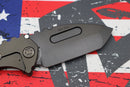 Medford Praetorian Genesis T S35 PVD Tanto Blade & PVD Ghost Flag Handles w/ PVD Hardware/Clip