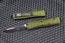 Microtech UTX-85 2 Stepside Single Edge Black Standard & OD Green Signature Series 231II-1ODS