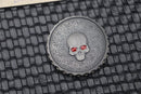 Custom Knife Factory Skull Titanium Engraved Coin