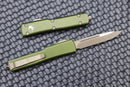 Microtech UTX-70 Single Edge Bronze Apocalyptic & OD Green 148-13APOD