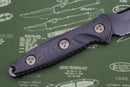 Microtech Socom Alpha T/E Tanto DLC Partial Serration & Carbon Fiber 114-2DLCCFS