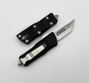 Microtech Mini Troodon Hellhound Stonewash & Black Handle 819-10S