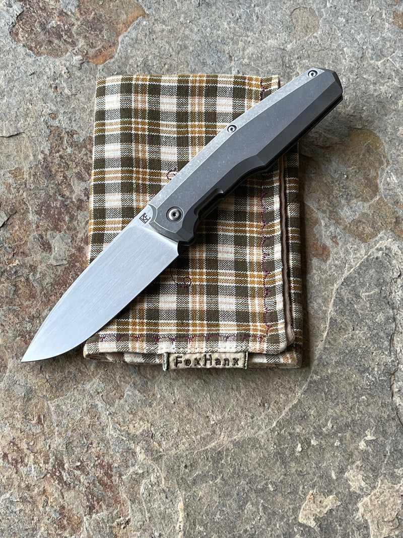 Custom Knife Factory FIF20 Full Titanium Handles