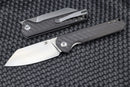 Kansept Knives Bulldozer Front Flipper Carbon Fiber & CPM-S35VN K1028C2