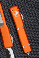 Microtech Ultratech Double Edge Satin Standard & Orange 122-4OR