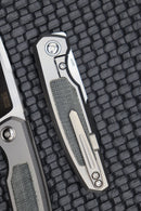 Pena Caballero Front Flipper Black Micarta & M390