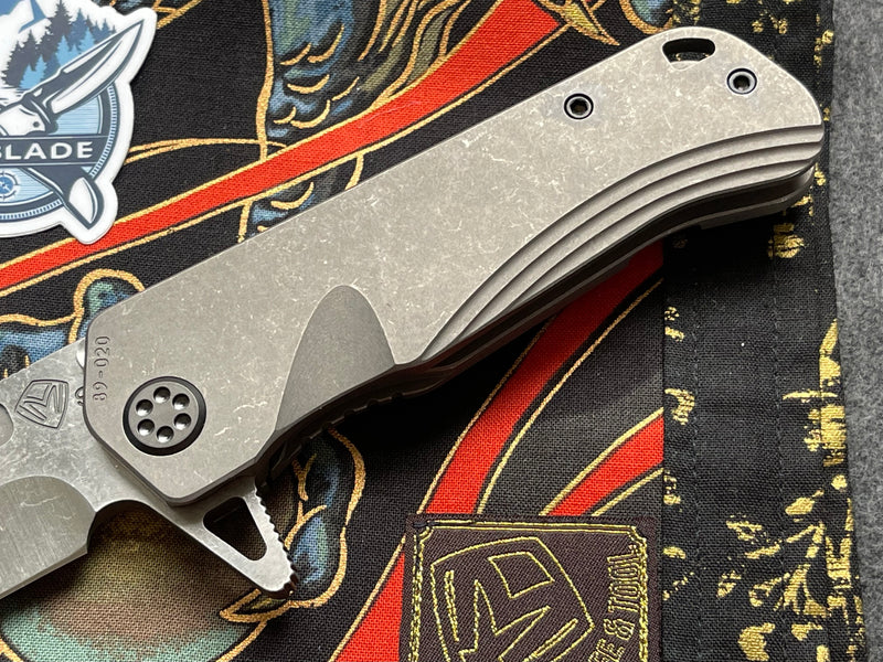 Medford Knife Proxima Tumbled S35 & PVD Hardware