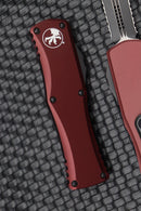 Microtech Hera Double Edge Black Partial Serrated & Merlot 702-2MR