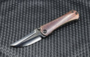 Marfione Custom Knives & Borka Blades Collaboration SBKF DLC Assassin Grind Diamond Finished M390 Blade & Bloodwash Scales