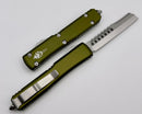 Microtech Ultratech Hellhound Razor Stonewash Standard & OD Green 119R-10ODS