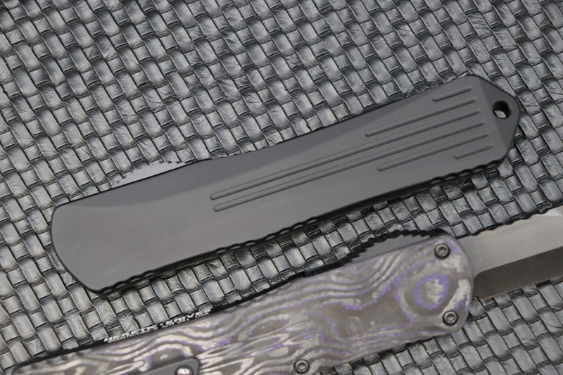 Heretic Knives Manticore X Bowie DLC & Purple Camo Carbon H030B-6A-PUCF