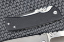 Chaves Knives Redencion  229 Black G-10 & M390 Tanto