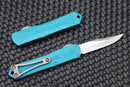 Heretic Knives Manticore S Stonewash Bowie & Turquoise H022B-2A-TQ