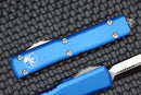 Microtech Ultratech Blue & Double Edge Satin Standard 122-4BL