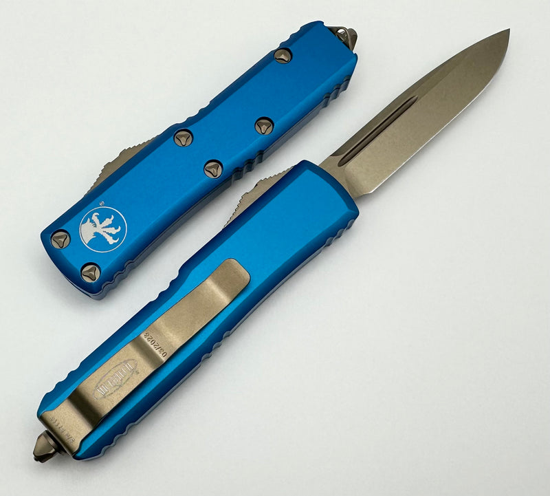 Microtech UTX-85 Bronze Standard & Blue 231-13BL