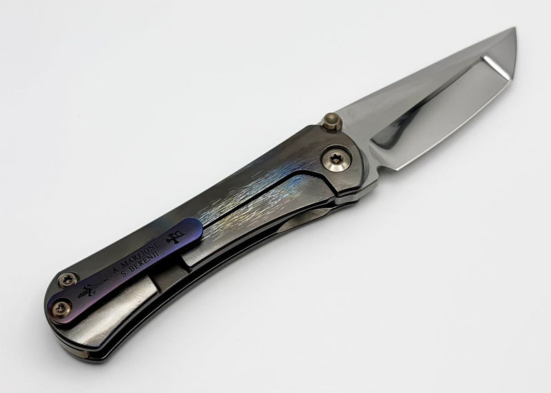 Marfione Custom Knives & Borka Blades SBTF Mirror M390 & Cosmic Scales