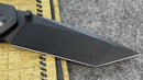 Civivi Brazen Flipper Knife Black G10 Handle (3.46" Black Stonewashed D2 ) C 2023C