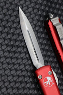 Microtech Ultratech Red & Double Edge Satin Standard 122-4RD