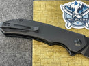 Civivi Brazen Flipper Knife Black G10 Handle (3.46" Black Stonewashed D2 ) C 2023C
