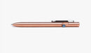 Tactile Turn Copper Slim Bolt Action Short(5.1”) Pen w/ Titanium Damascus Bolt