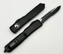 Microtech Ultratech Single Edge Black Tactical w/ Partial Serrated 121-2T