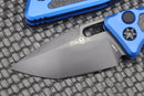 Heretic Knives Medusa Black Tanto & Blue Handle H011-4A-BLU