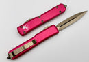Microtech Ultratech w/ Double Edge Bronze & Pink 122-13PK