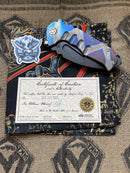 Medford Knife Praetorian T Flamed & Blue with S35 Tanto 104-027