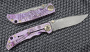 Spartan Blades Harsey Folder 2022 Special Edition Purple Plague Doctor & Damascus