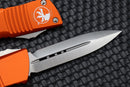 Microtech Combat Troodon Satin Standard Double Edge & Orange 142-4OR
