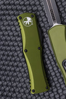 Microtech Hera Double Edge Black Full Serrated & OD Green 702-3OD