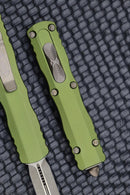 Microtech Dirac Double Edge Apocalyptic & OD Green 225-13APOD