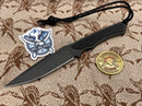 Spartan Blades Phrike Self Defense/Utility Fixed Blade w/ Black G-10 Handles & S45VN w/ Black Kydex Sheath SB17BKBKKYBK