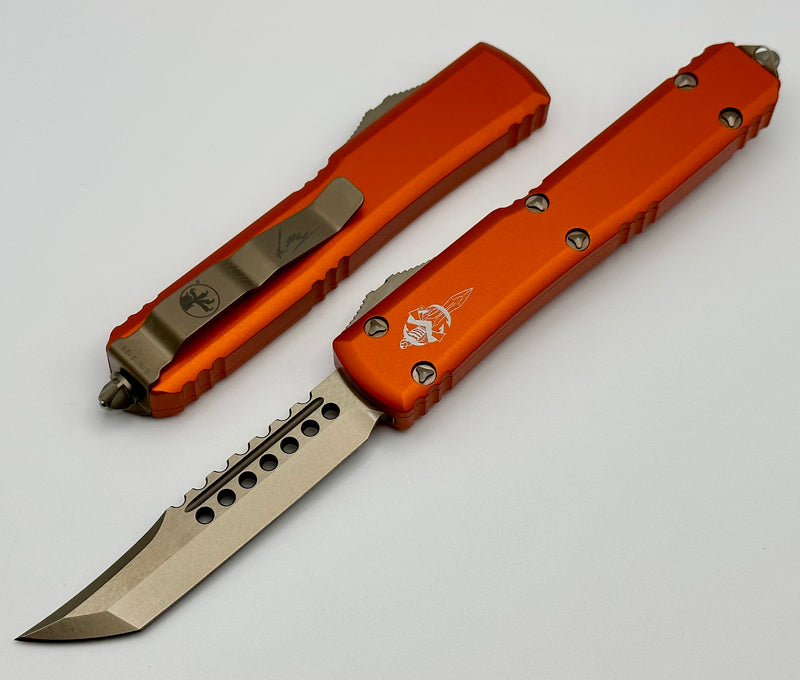 Microtech Ultratech Hellhound Bronze Standard & Orange 119-13ORS