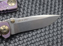 Spartan Blades Harsey Folder 2022 Special Edition Purple Plague Doctor